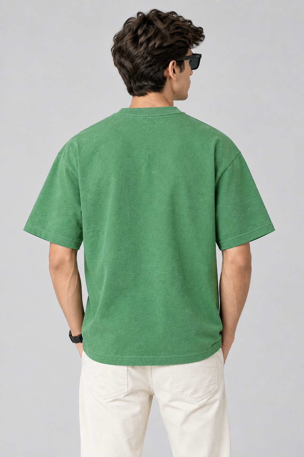 Oversized Tee: Forest Green