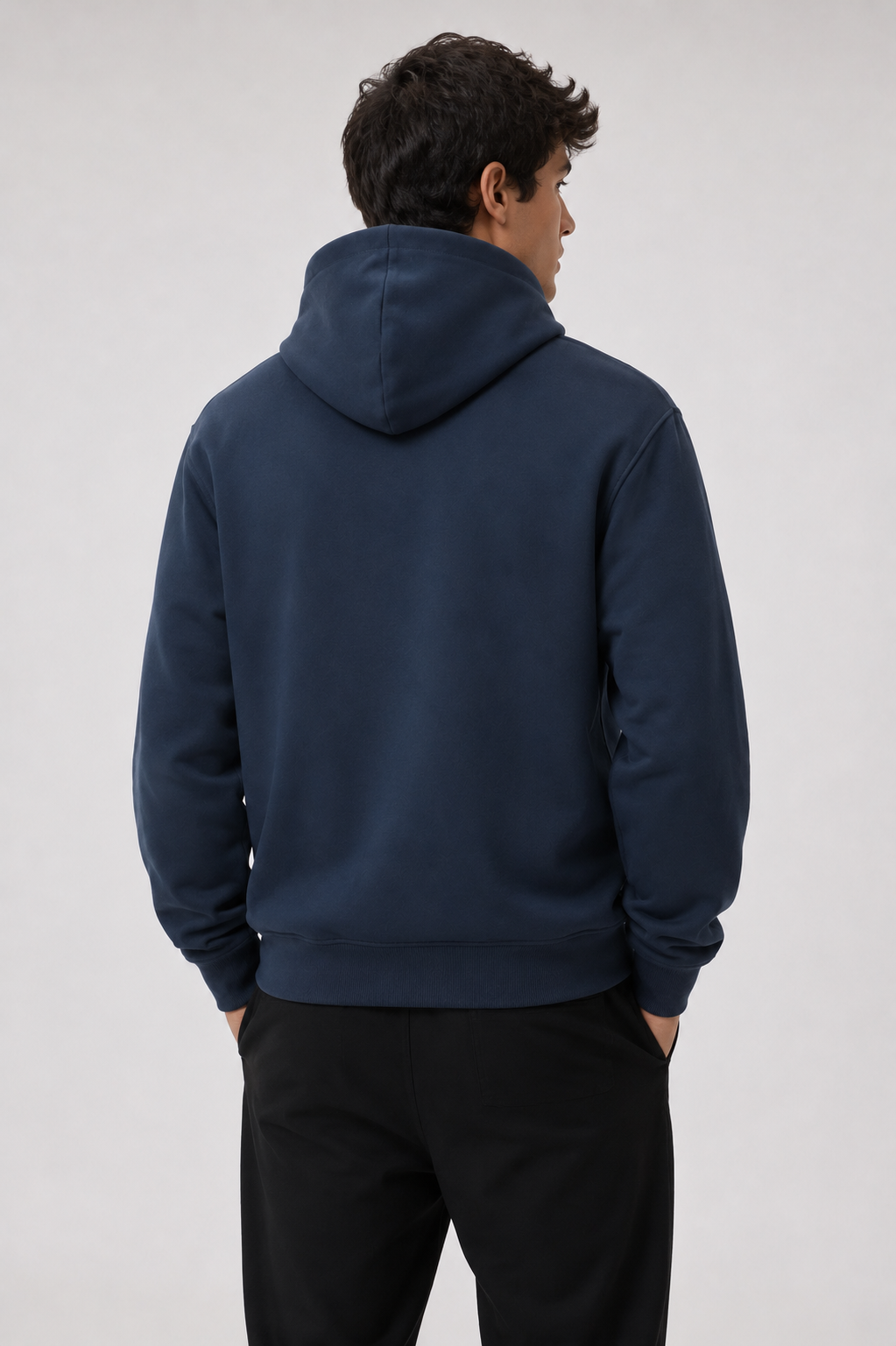 Premium Hoodie: Navy Blue