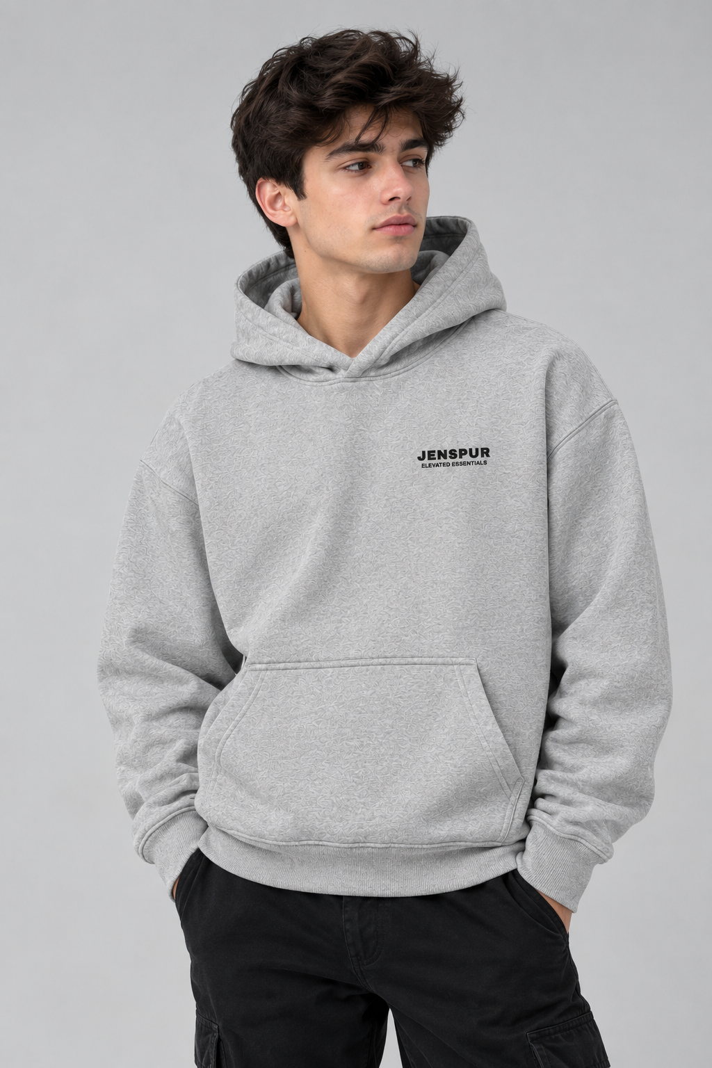Premium Hoodie: Heather Grey