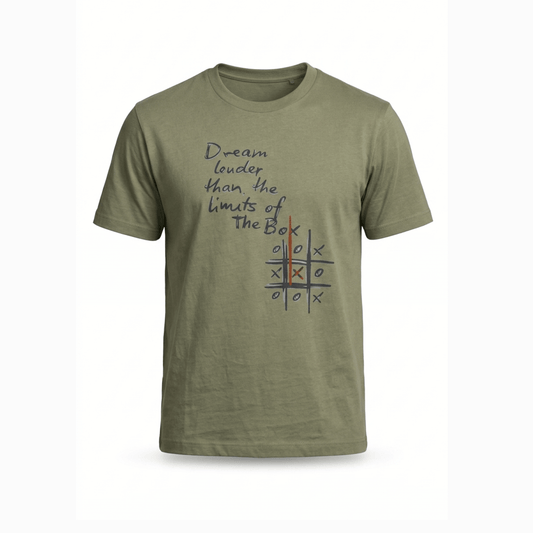 Dream Graphic T-Shirt: Olive Green