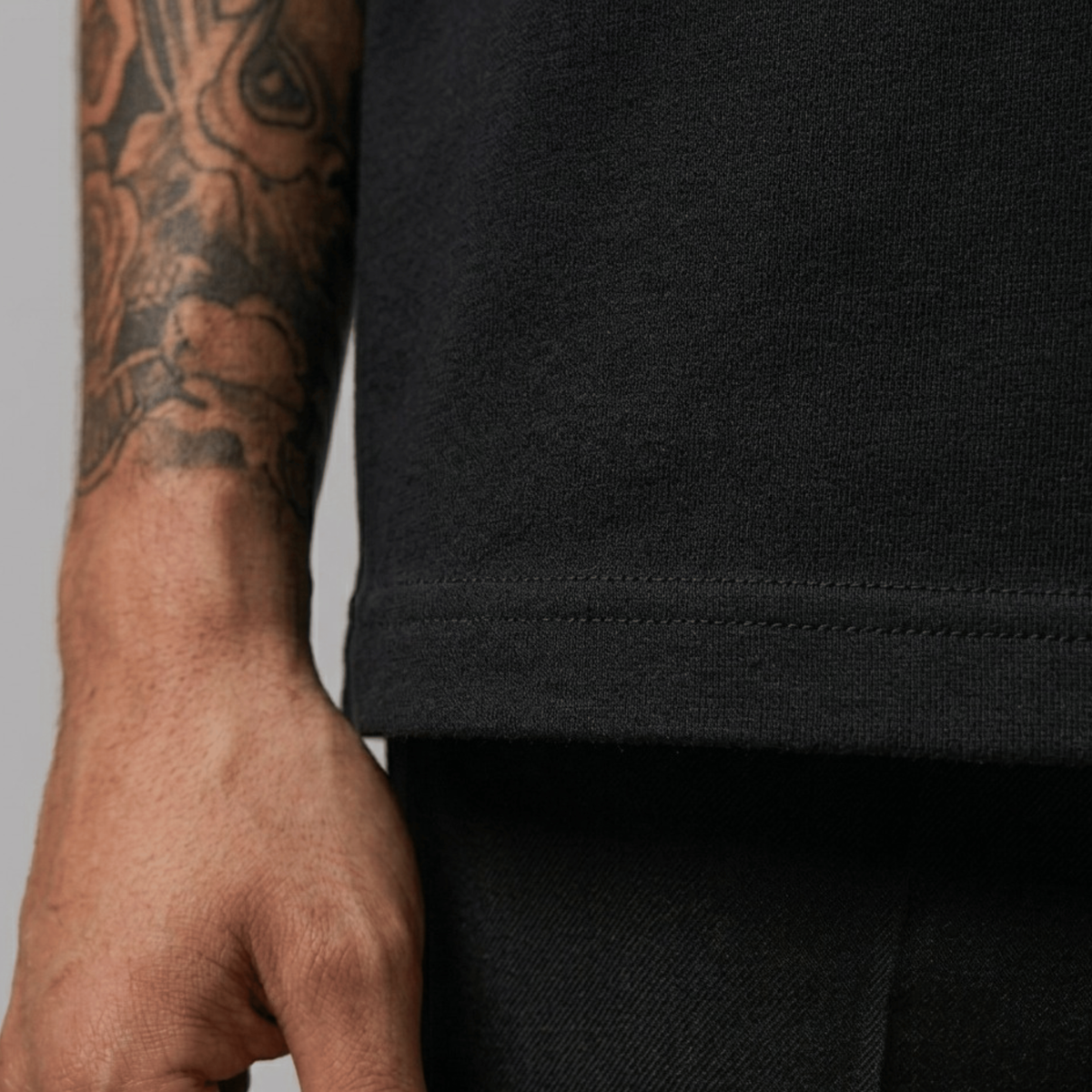 Oversized Tee: Black