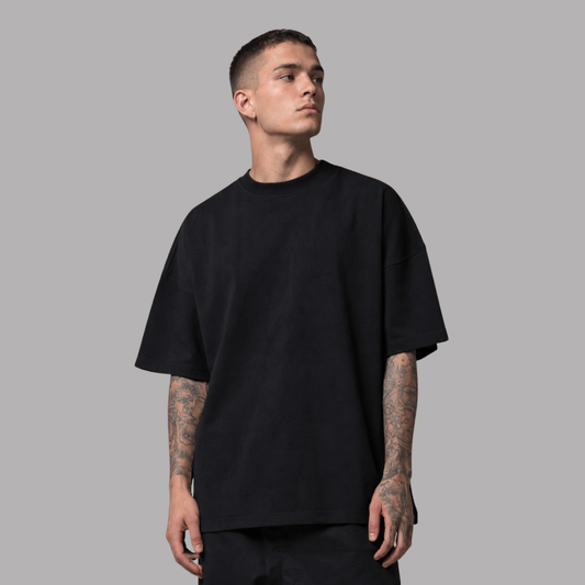 Oversized Tee: Black