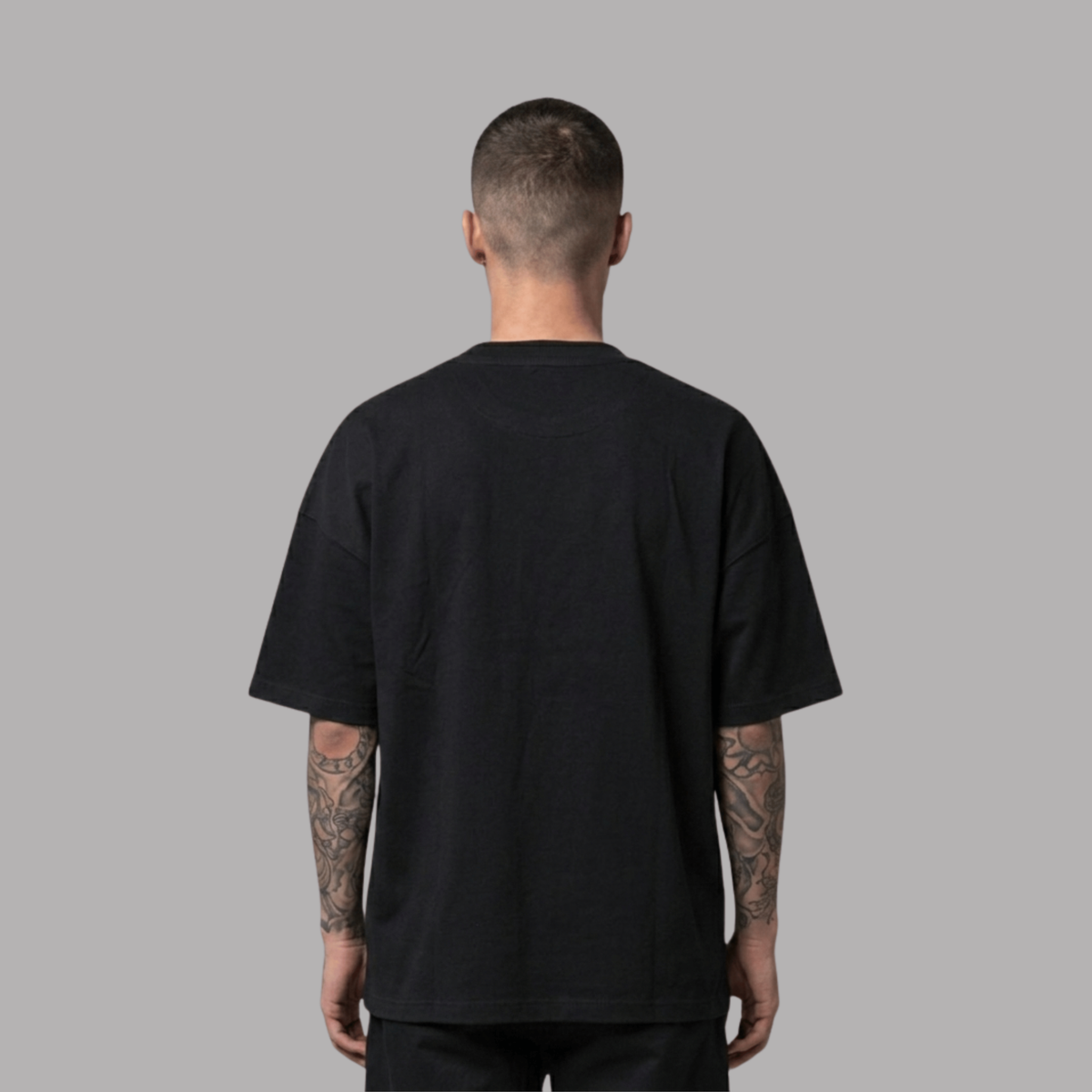 Oversized Tee: Black