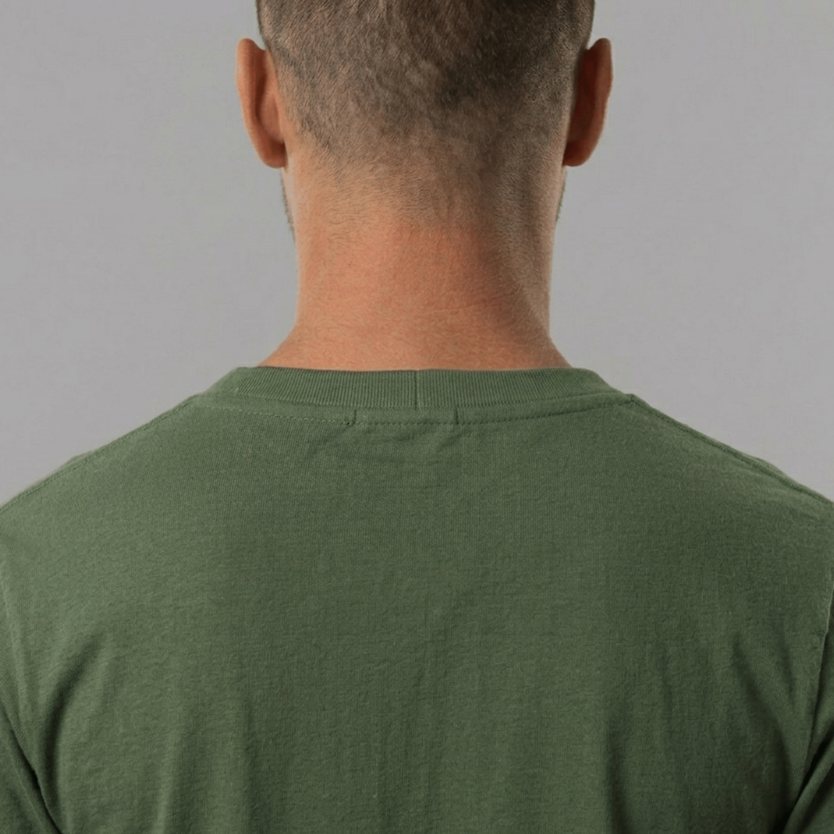 Oversized Tee: Olive Green
