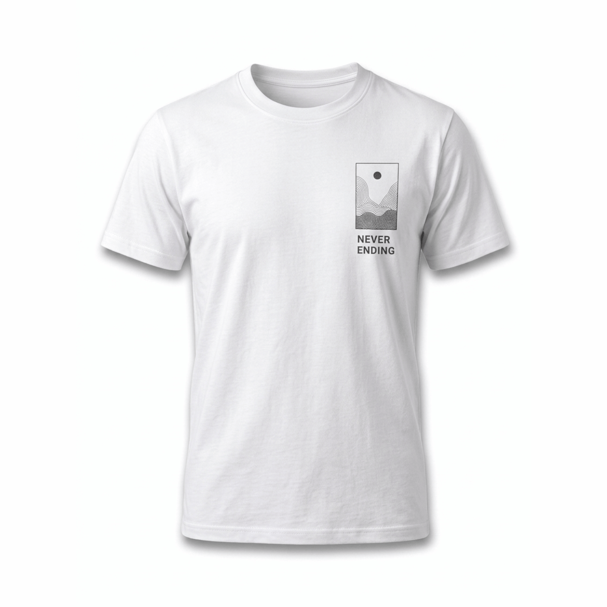Never Ending Graphic T-Shirt: White