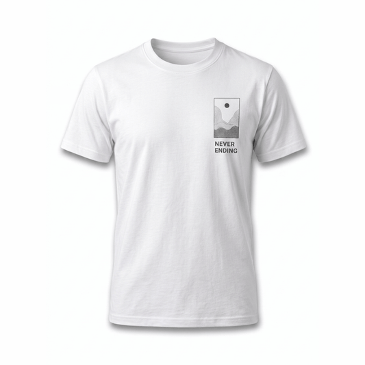 Never Ending Graphic T-Shirt: White