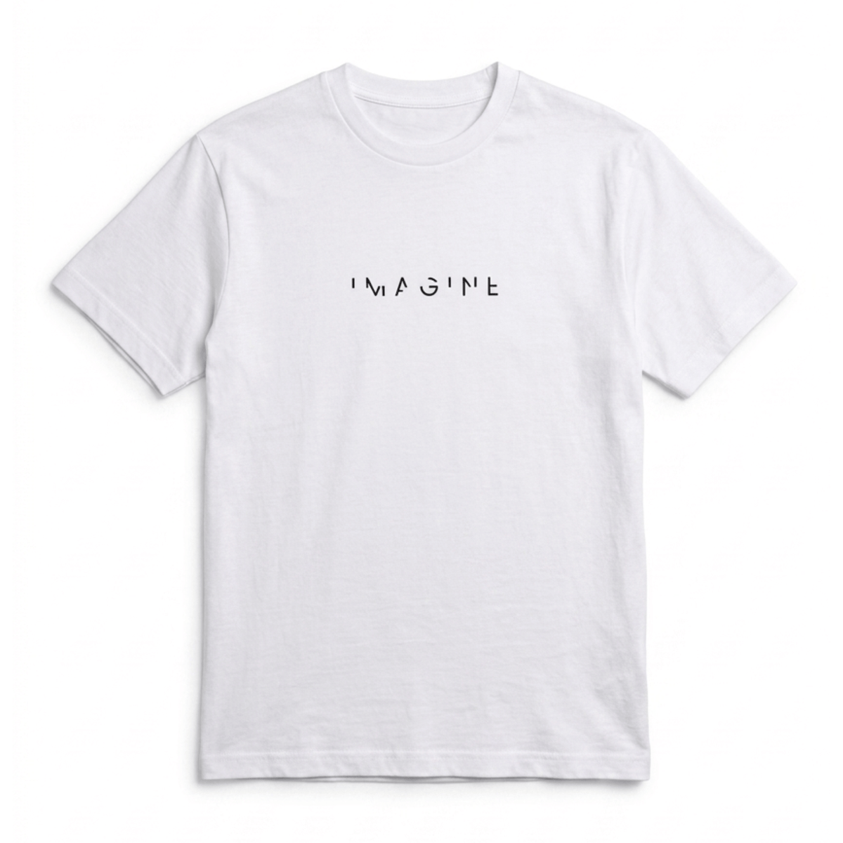 Imagine Graphic T-Shirt: White